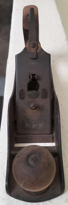 Vintage wood plane - Unusual - Carcass - Made in USA - No5?