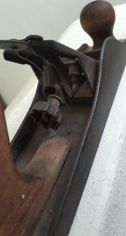Vintage wood plane - Unusual - Carcass - Made in USA - No5?