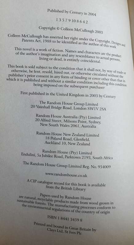 The touch (McCullough 2004) - paperback