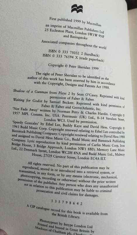 44 A Dublin Memoir (Sheridan 1999) - paperback