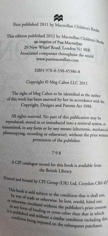 Abandon (Cabot 2011) - paperback