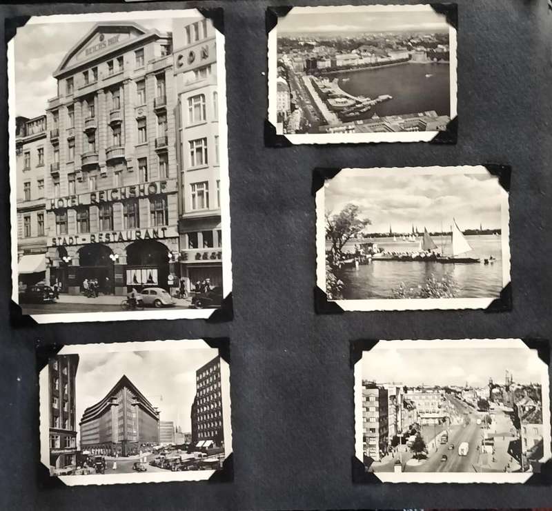 Destructed post card / photo album - European scenes (180+)