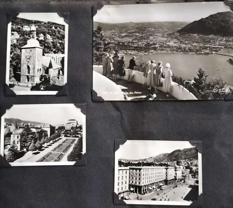 Destructed post card / photo album - European scenes (180+)