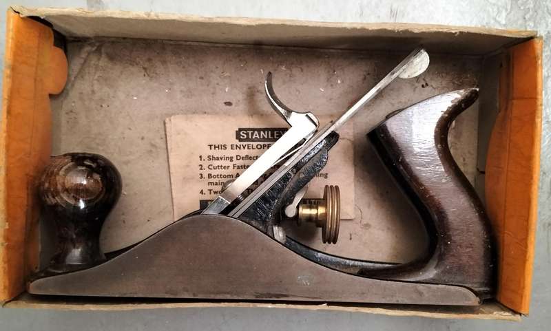Vintage boxed Stanley No 4 wood plane