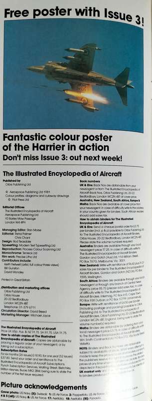 Illustrated Encyclopedia of Aircraft - Orbis (weekly issues - No 1 to 178 bound in 12 volumes)