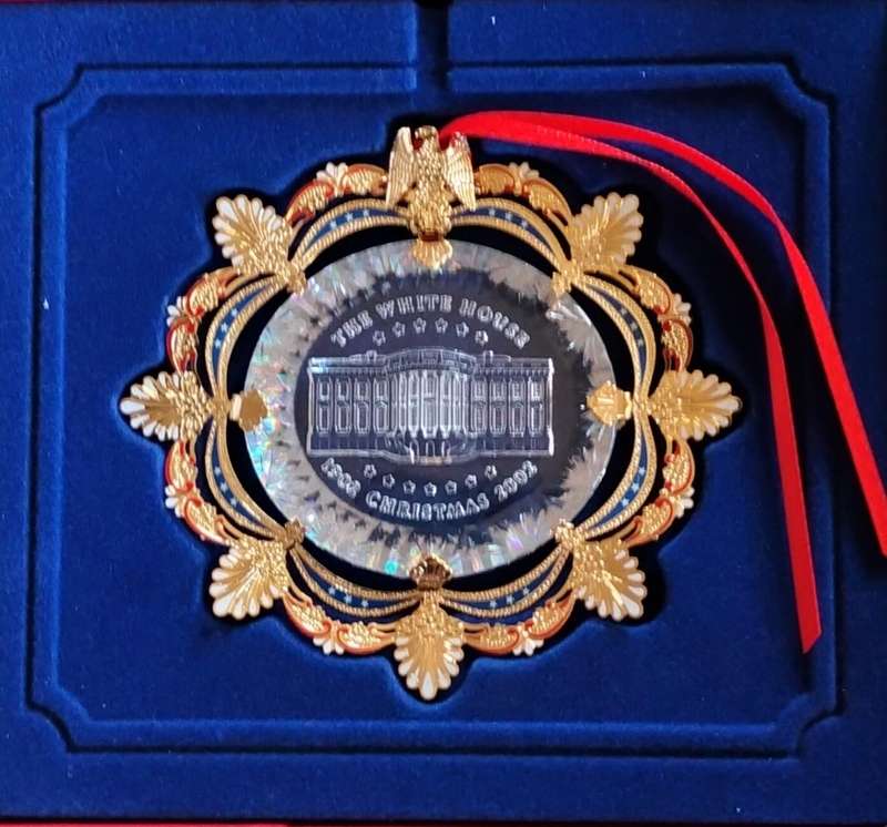 Americana - The White House Historical Association Christmas Ornament 2002