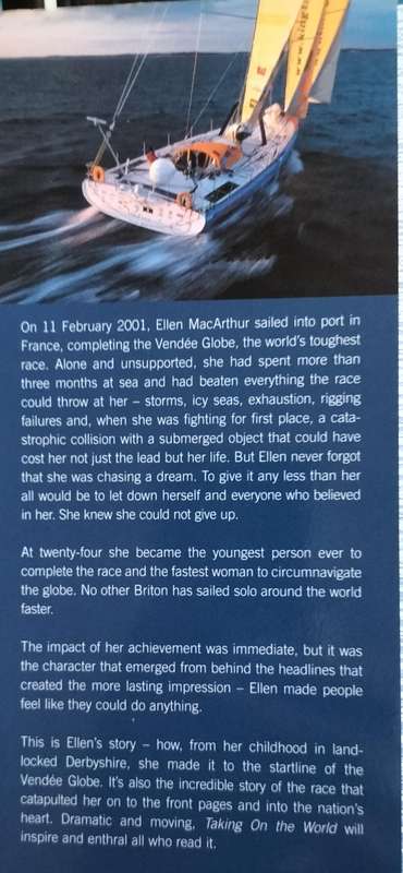 Taking on the world (Ellen MacArthur - 2002)