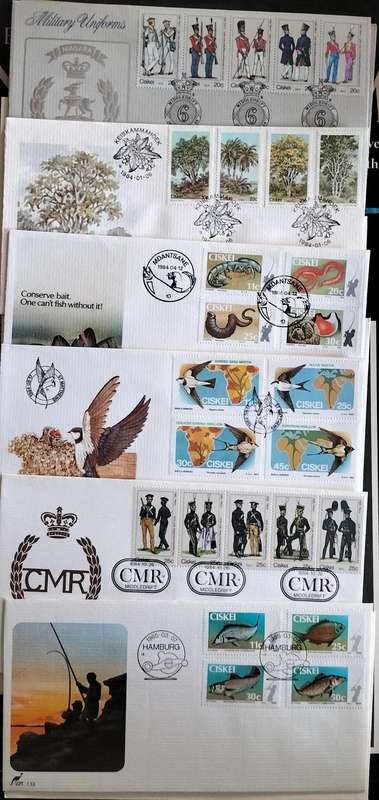 Ciskei FDC's (x 18) - No 1 to 1.15