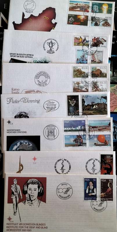 South Africa FDC (x 27) - series 3 & 4 mix