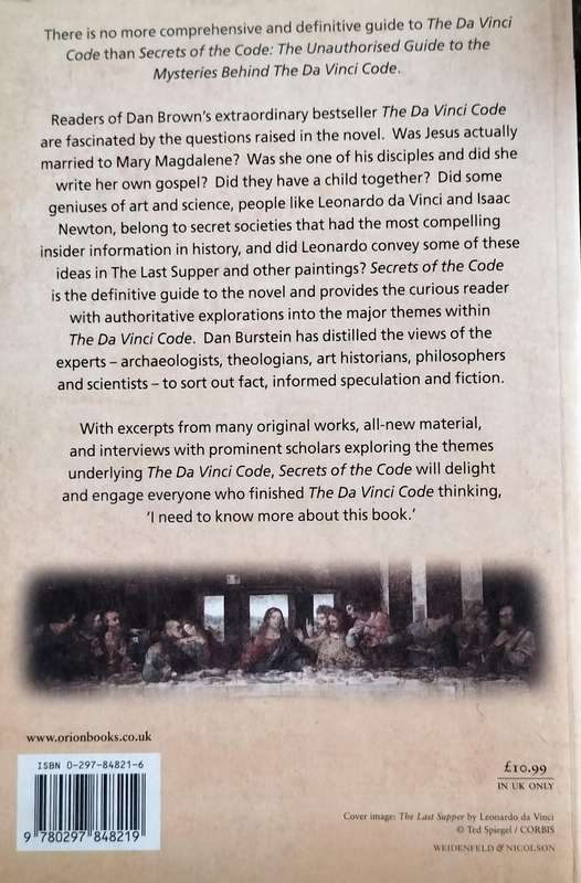 Secrets of the Code - the unauthorised guide to the mysteries behind the Da Vinci Code(Burstein2004)