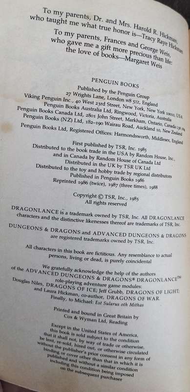Chronicles - Dragons of Winter Night (Weis & Hickman - 1985) Volume 2