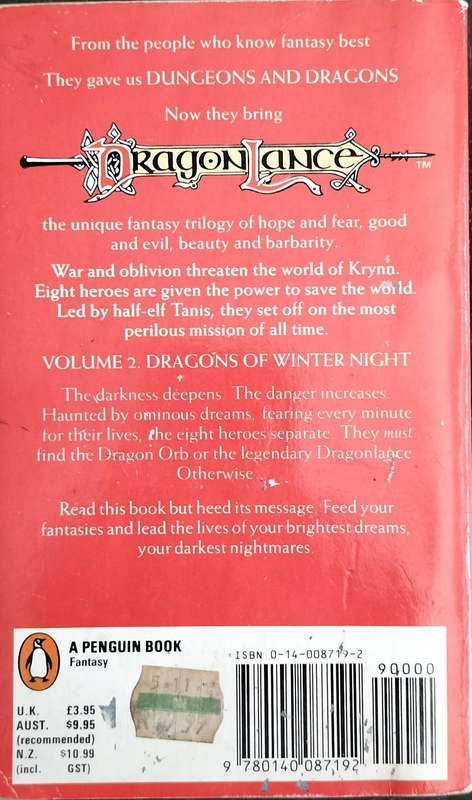 Chronicles - Dragons of Winter Night (Weis & Hickman - 1985) Volume 2