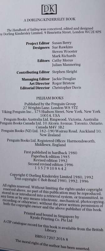 The handbook of sailing (Bond - 1996) - Fully revised