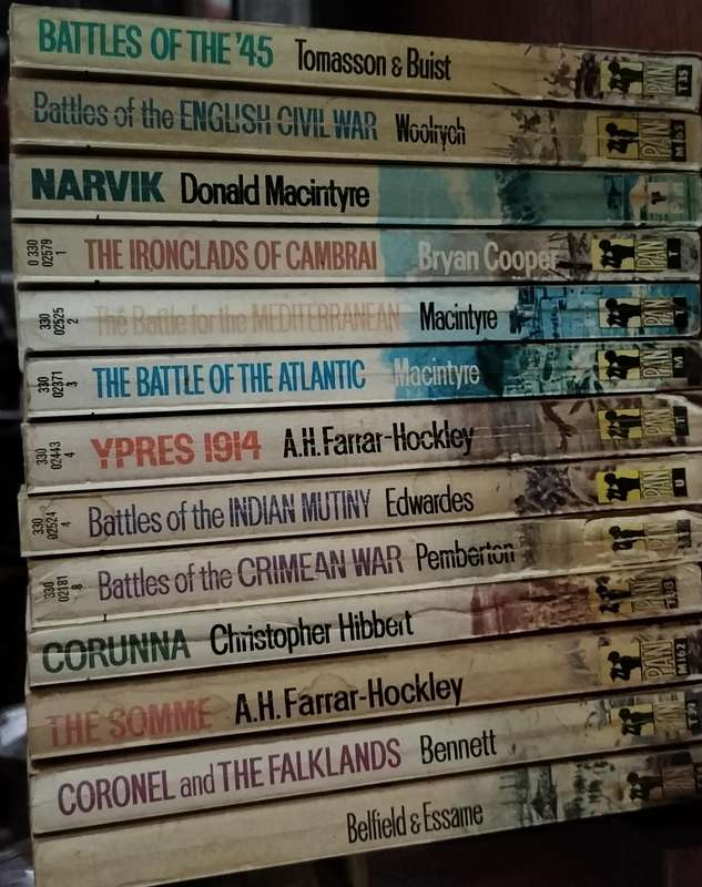 British Battles Series by Pan Books (x 13)