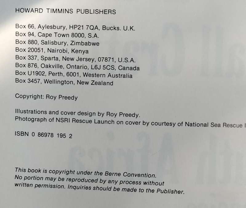 Safety on small craft of South Africa - the basics (Preedy - 1980)
