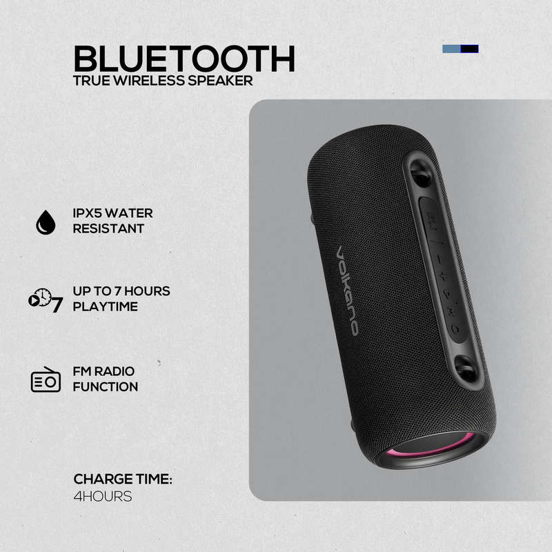 Volkano MAMBA 2.0 Series Bluetooth True Wireless Speaker