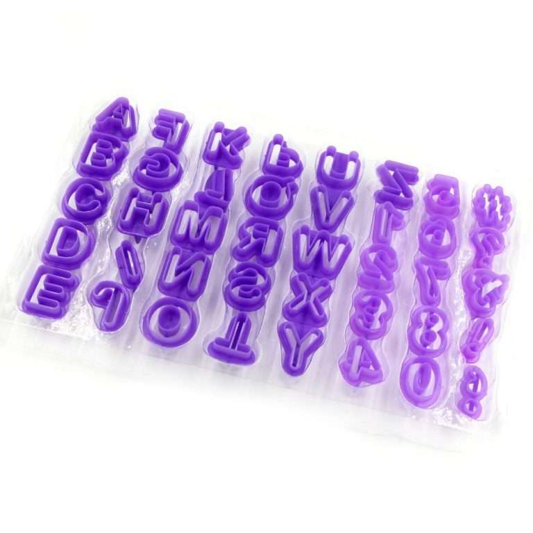 Purple Alphabet Cutter, For Baking