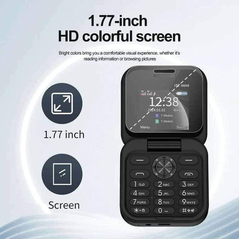 Mini Flip i17 Pro Black