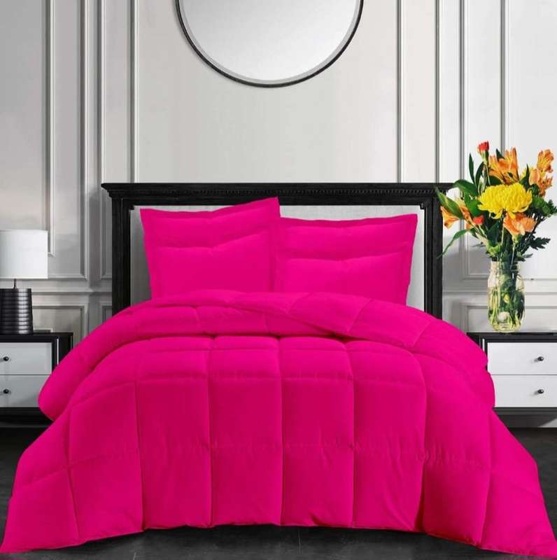 5pc Queen Comforter set Pink