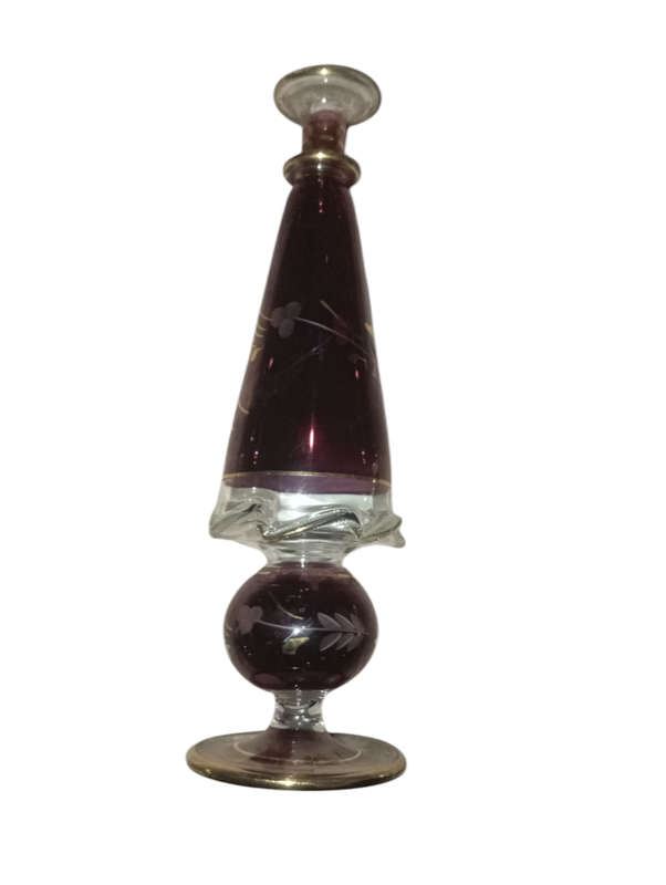 3pc Vintage Arabian Glass Bottles