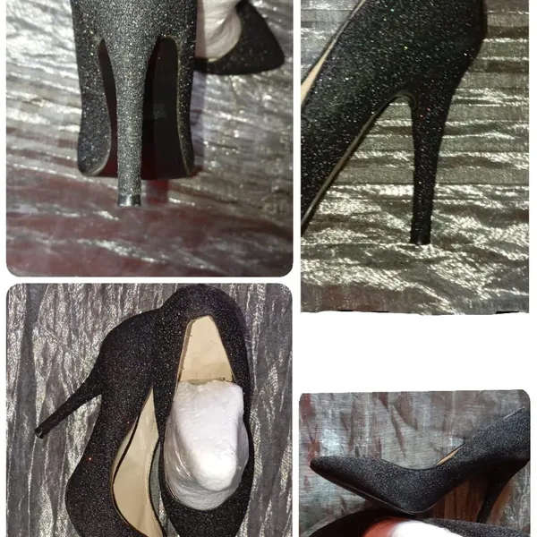 Ladies Black Heels Size 4