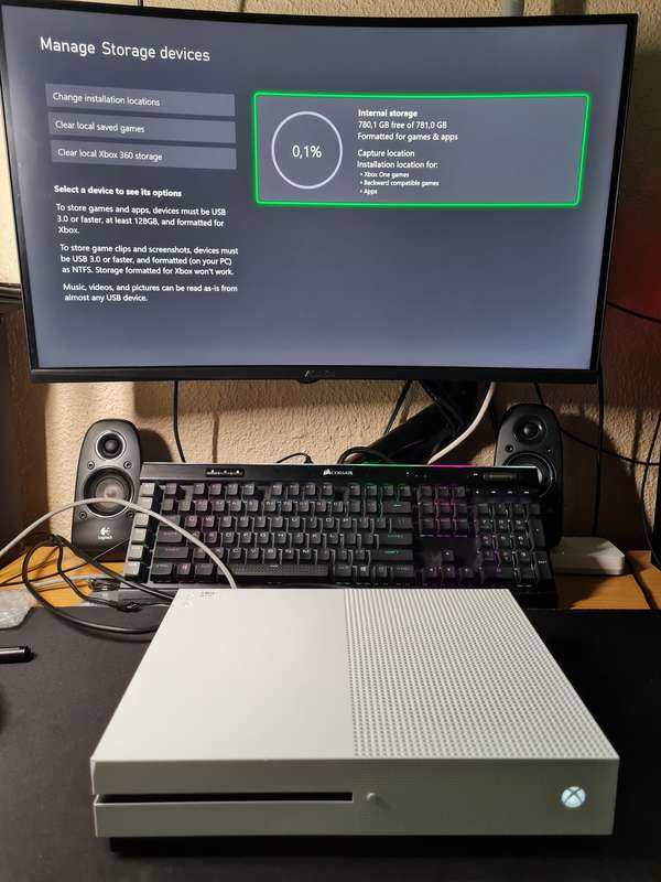 MICROSOFT XBOX ONE S, 1 TB (CONSOLE ONLY) - Fully Tested and working 100%