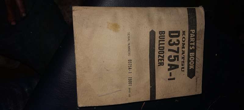 Komatsu Bulldozer D375A-1 Parts book