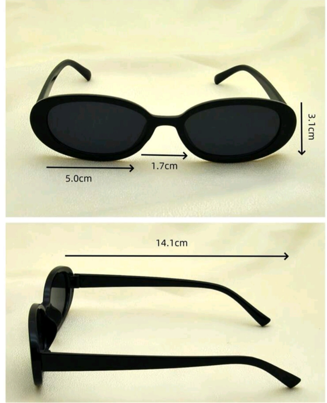 Tortoiseshell Oval Fashion Sunglasses - Set 2pc