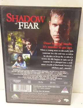 DVD movie  -   Shadow Fear   - excellent condition