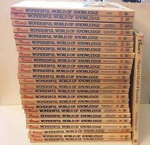 Books : Set of Disney's Wonderful World of Knowledge in colour , Volumes 1 to 25