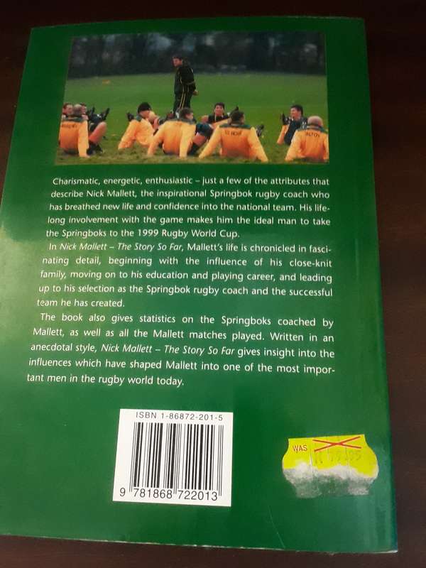 Books  :    Nick Mallet , the story so far - Paul Dobson
