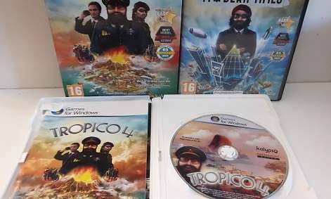 PC dvd rom Games -   Tropico 4 and  Tropico 4 modern times