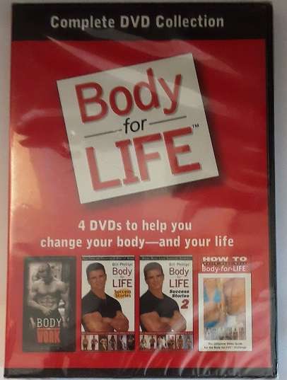 DVD movie  :  Body for Life  , complete 4 DVD collection - good condition