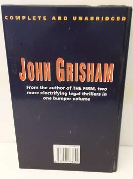 Books -  John Grisham , THE PELICAN BRIEF , A TIME TO KILL -Hardcover