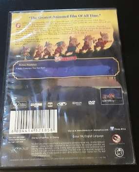 DVD MOVIE -  Snow White and the seven Dwarfs