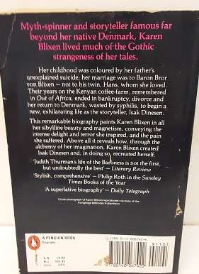 Books -  The life of Karen Blixen , Judith Thurman