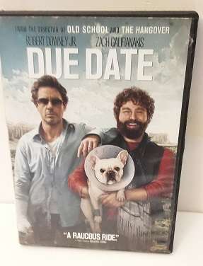 DVD movie  :  Due Date     - good condition