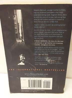 Book : A Monk Swimming  - Malachy McCourt