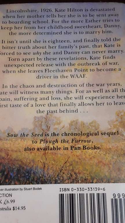 BOOKS -  Sow the Seed , Margaret Dickinson