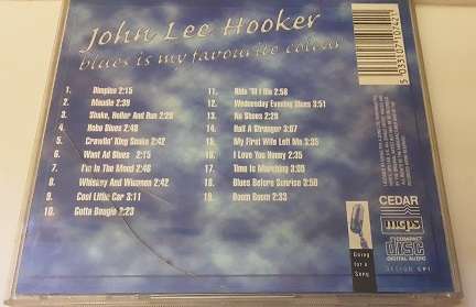 CD Music -  John Lee Hooker  - good condition