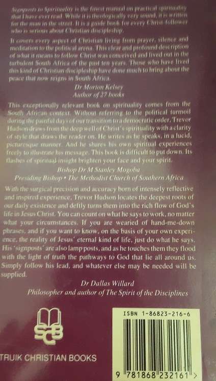 Books  : Signposts to Spirituality - Trevor Hudson