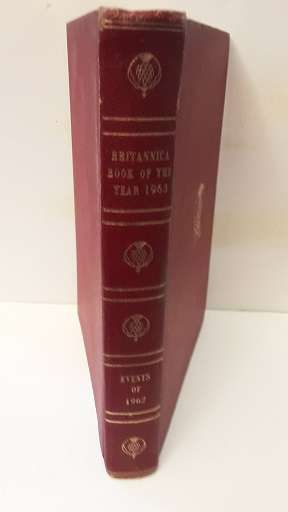 Books - The Book of the Year 1963 , Events of 1962 - Britannica