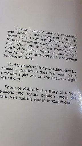 Book :  Shore of Solitude by Noel Tempest Hamlyn , hardcover