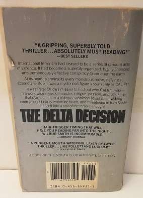 Book : The delta decision - Wilbur Smith