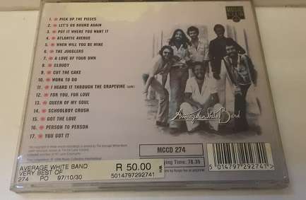 CD Music - The average white band - good condition