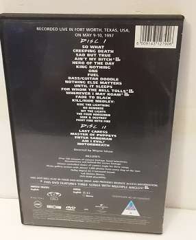 DVD  movie  : Metallica , Cunning Stunts 2 disc   - good condition