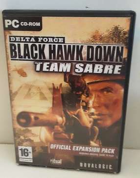 PC cd rom Games - Black Hawk Down Team Sabre official Expansion Pack