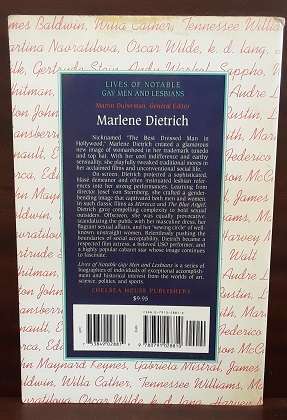 BOOKS -  Marlene Dierich , W K Martin