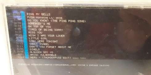 CD  music - Enrique Iglesias Insomniac - good condition