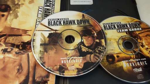 PC cd rom Games - Black Hawk Down Team Sabre official Expansion Pack